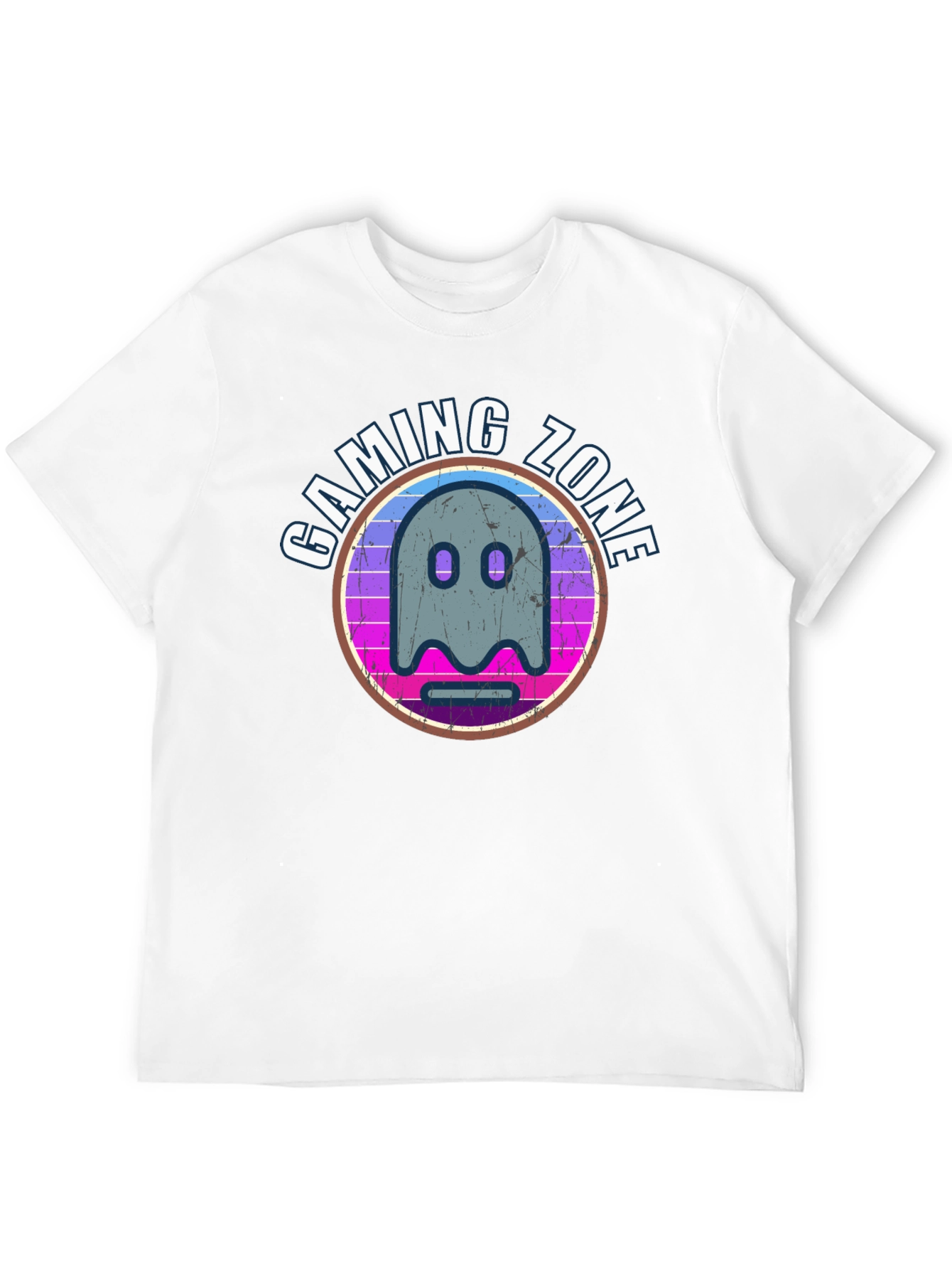 Gaming Zone Ghost Graphic T-Shirt