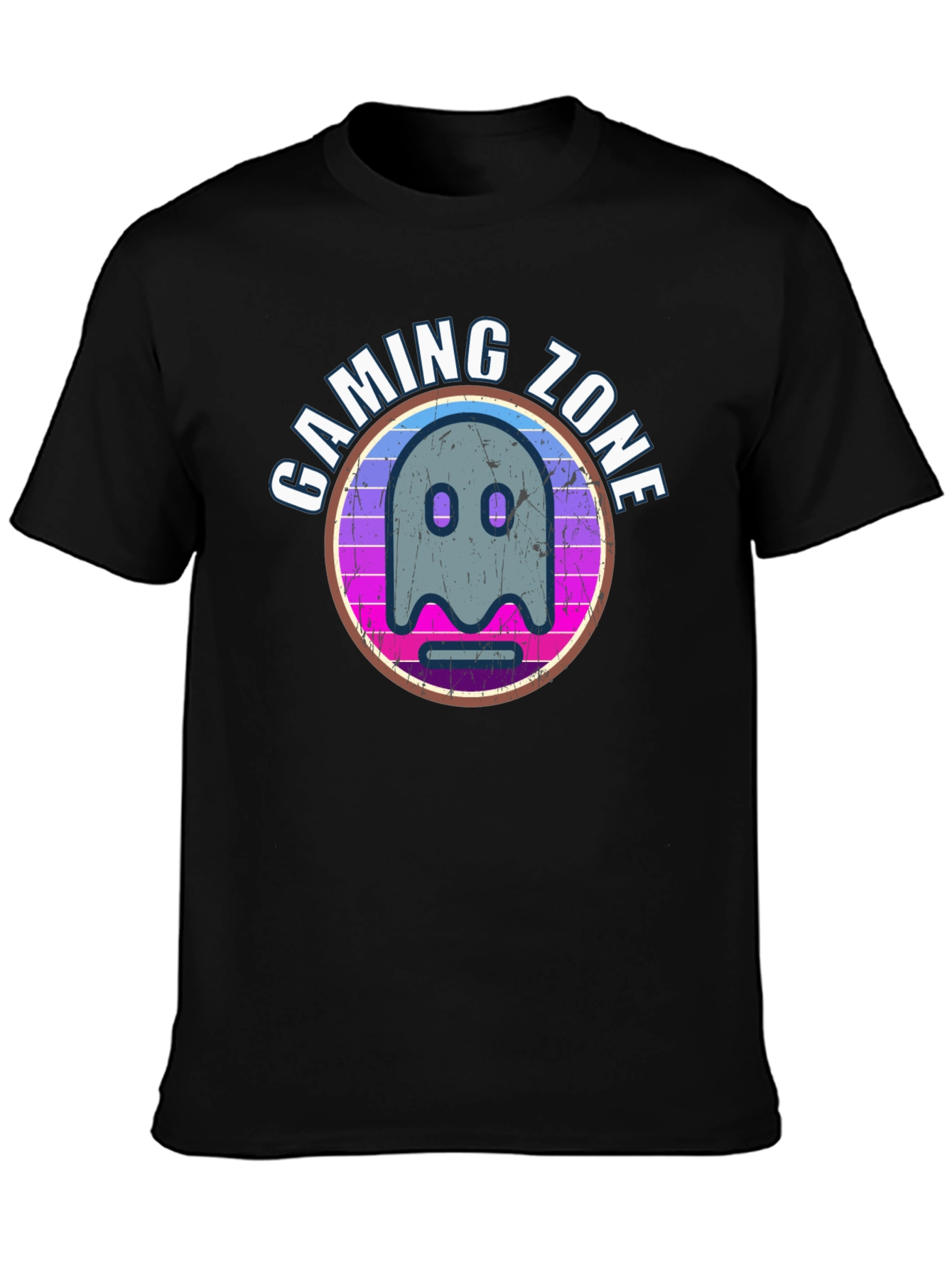 Gaming Zone Ghost Graphic T-Shirt