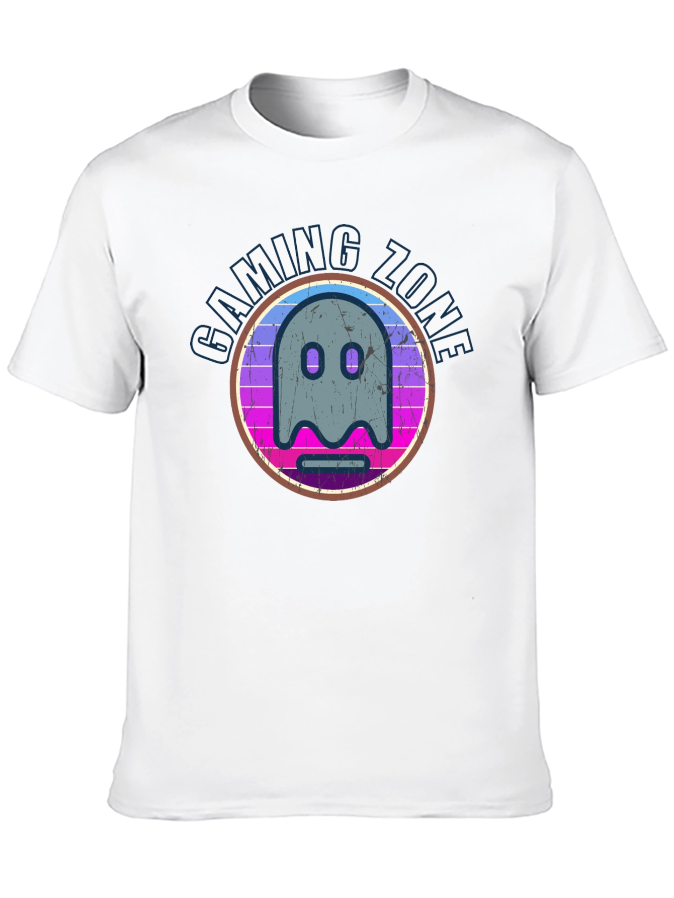 Gaming Zone Ghost Graphic T-Shirt