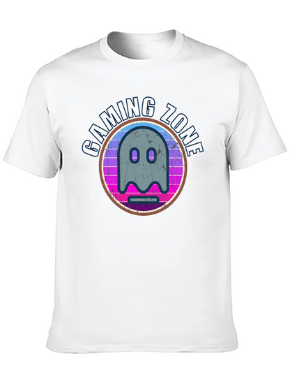 Gaming Zone Ghost Graphic T-Shirt