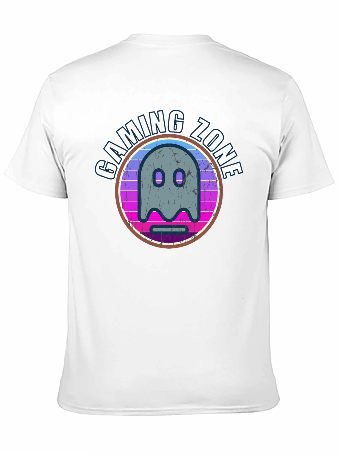 Gaming Zone Ghost Graphic T-Shirt