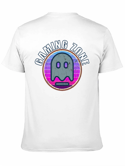Gaming Zone Ghost Graphic T-Shirt