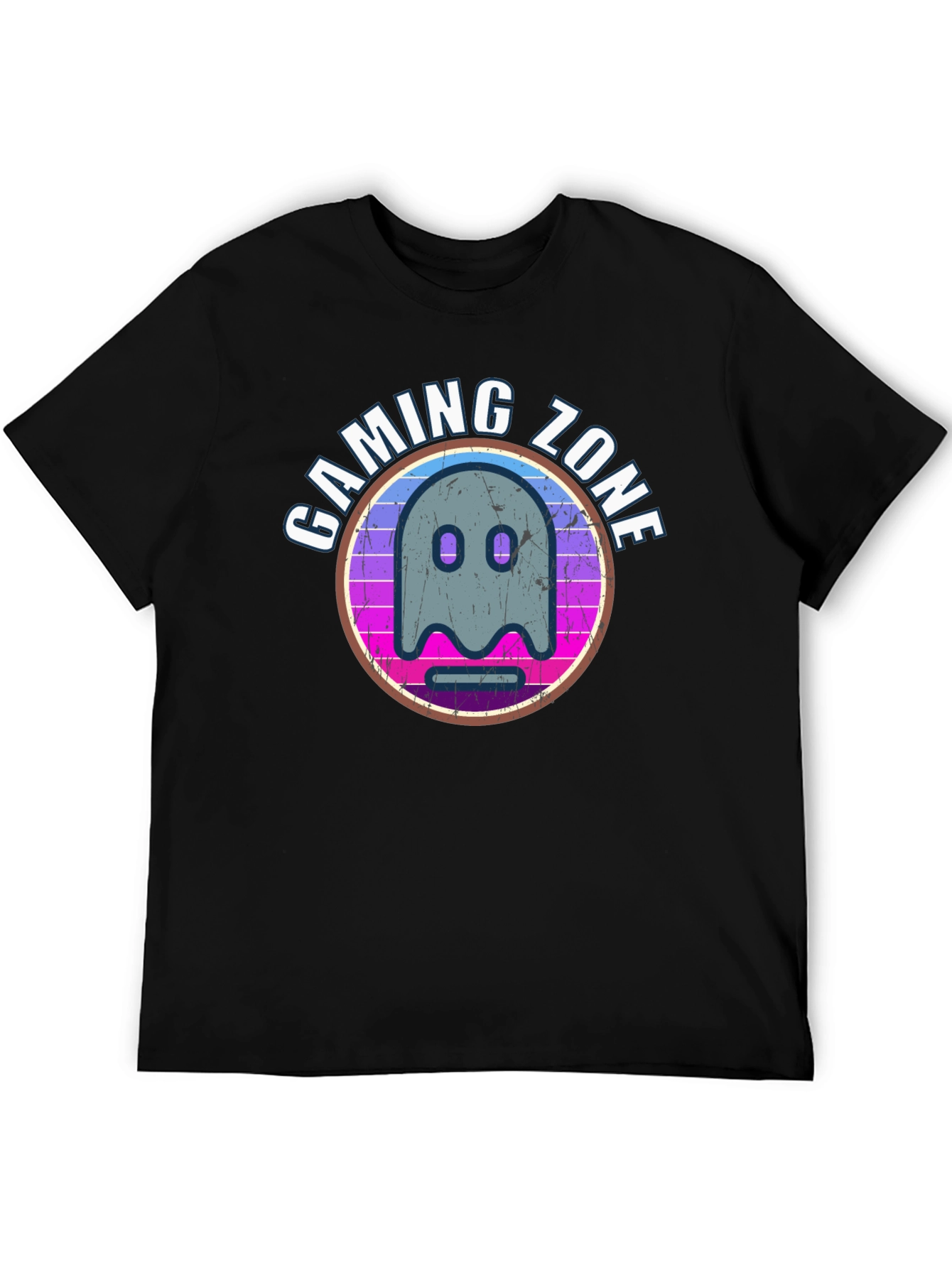 Gaming Zone Ghost Graphic T-Shirt