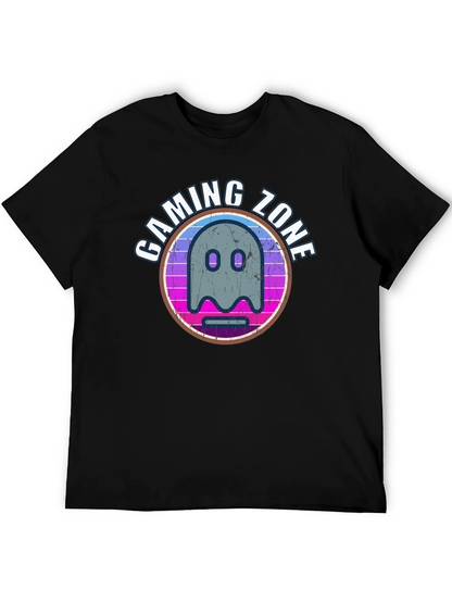 Gaming Zone Ghost Graphic T-Shirt
