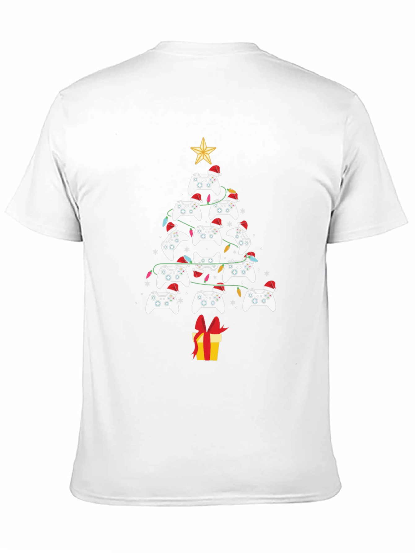 Gamer Christmas Tree T-Shirt - Holiday Gaming Apparel