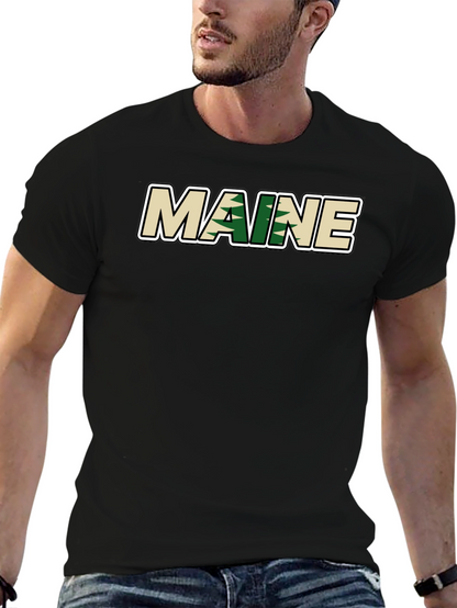Maine Graphic T-Shirt - Outdoor Adventure Tee