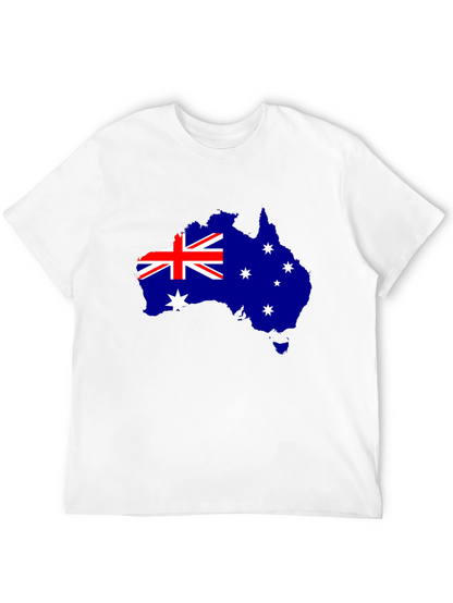 Australia Map Flag Graphic T-Shirt