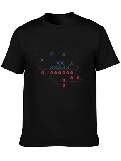 Football Play T-Shirt - Black