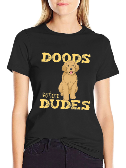 Doods Before Dudes Dog Lover Graphic Tee