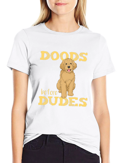 Doods Before Dudes Dog Lover Graphic Tee