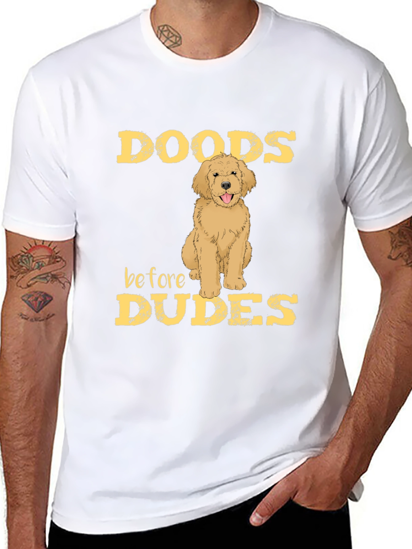 Doods Before Dudes Dog Lover Graphic Tee