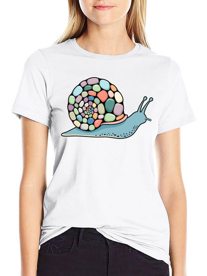Snail Graphic Tee - Cool Comfort