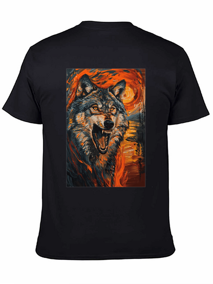 Wolf Art T-Shirt - Vibrant Graphic Tee