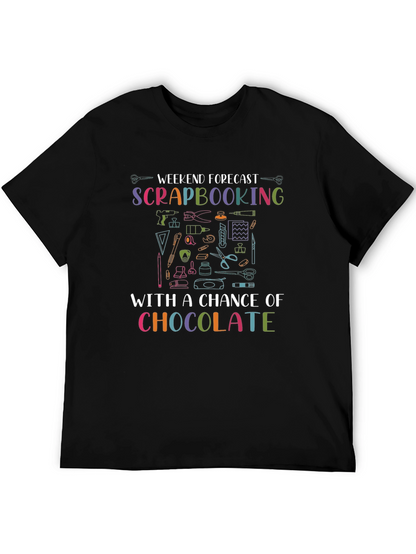 Weekend Forecast Scrapbooking T-Shirt