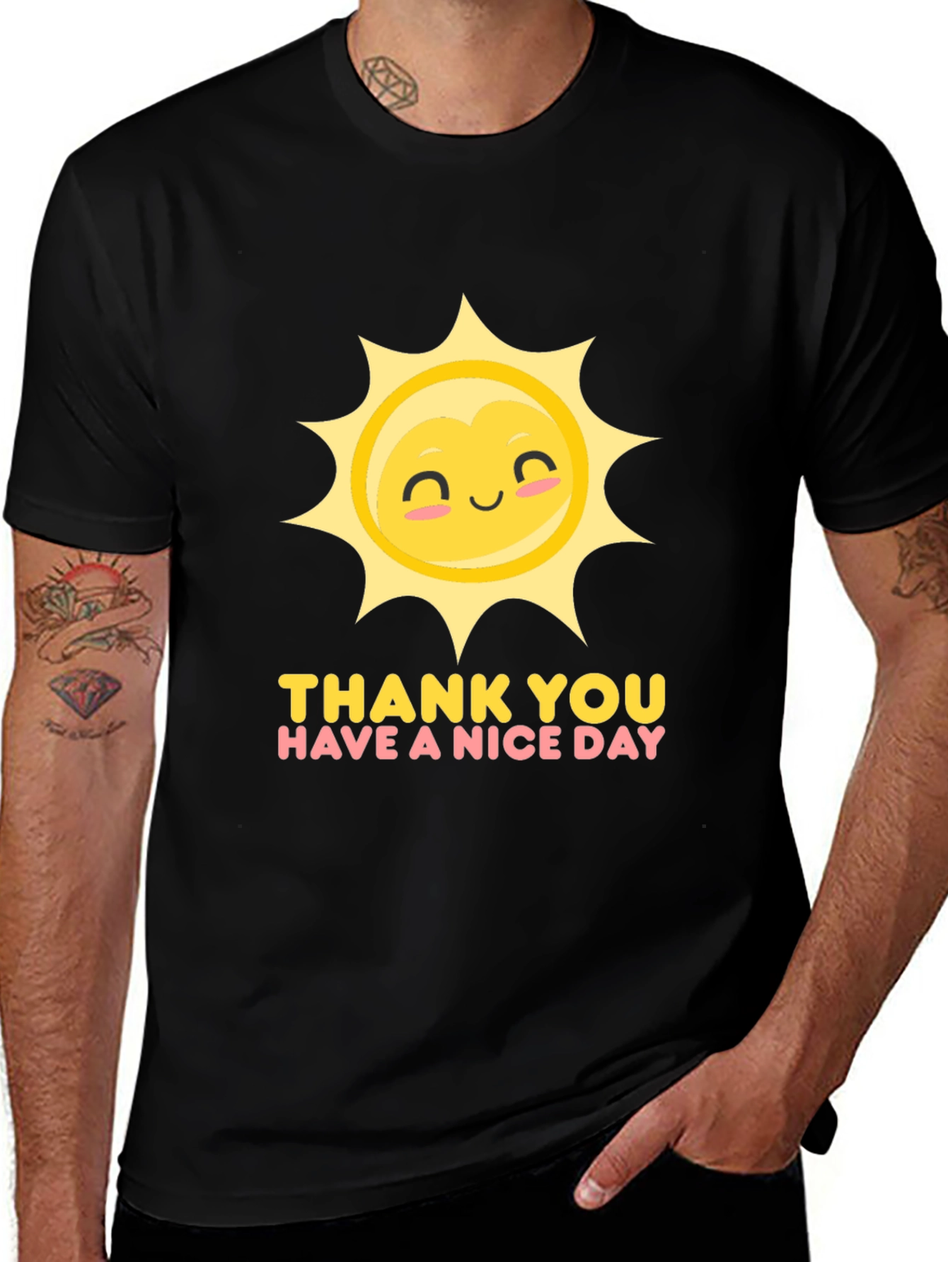 Sunshine Graphic Tee - Have a Nice Day