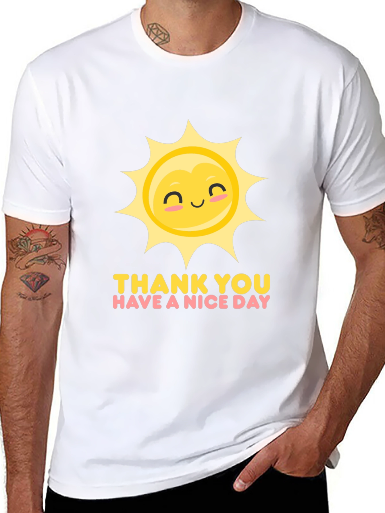 Sunshine Graphic Tee - Have a Nice Day