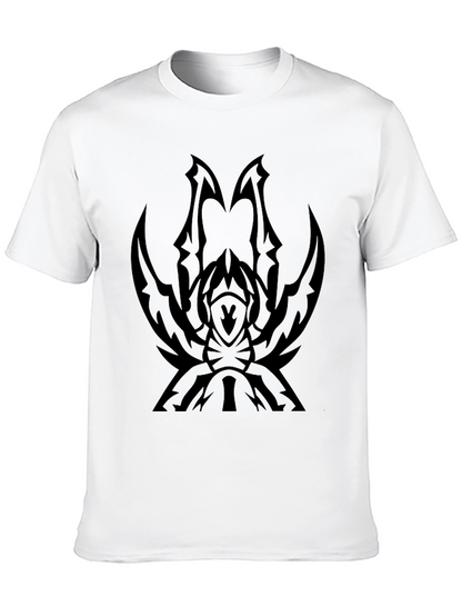 Tribal Spider Graphic Black T-Shirt