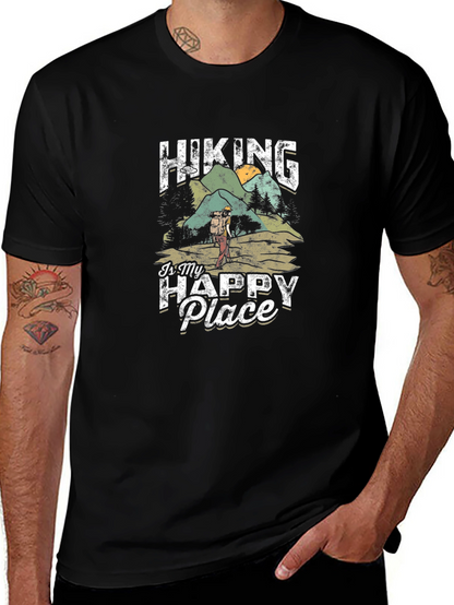 Hiking Is My Happy Place Graphic Tee