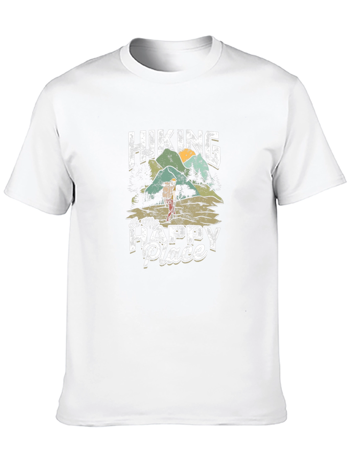 Hiking Is My Happy Place Graphic Tee