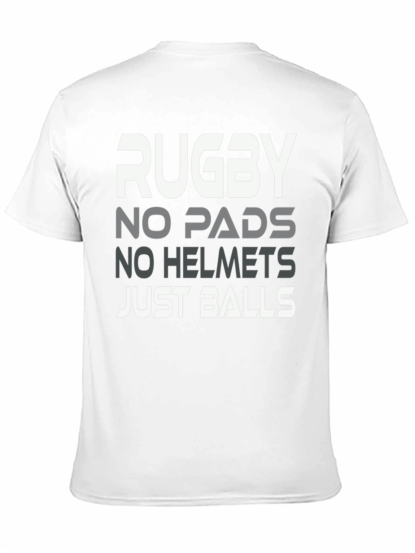 Rugby No Pads No Helmets Just Balls Graphic Tee