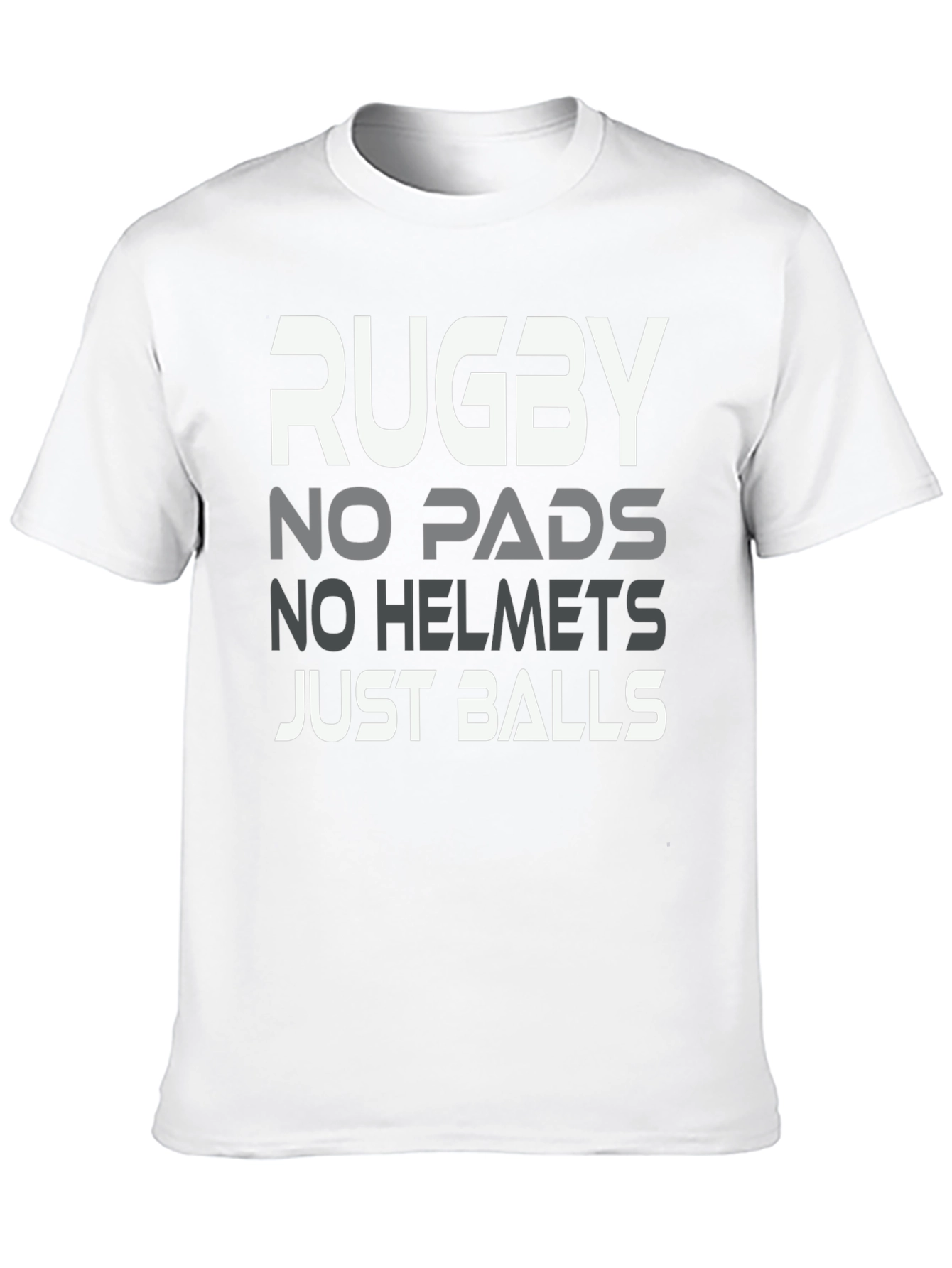 Rugby No Pads No Helmets Just Balls Graphic Tee