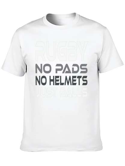 Rugby No Pads No Helmets Just Balls Graphic Tee