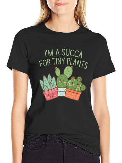 Succulent Plant Lover Graphic Tee