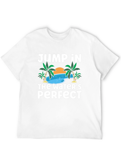 Jump In The Waters Perfect T-Shirt - Summer Fun