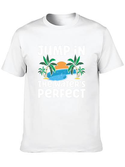 Jump In The Waters Perfect T-Shirt - Summer Fun