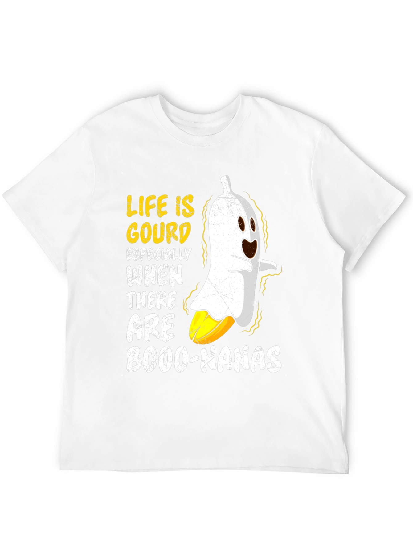 Life is Gourd T-Shirt Banana Halloween Graphic Tee