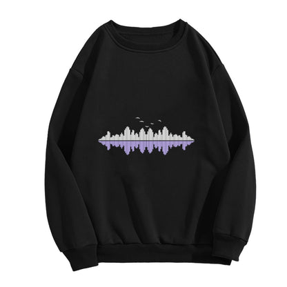 Urban Soundwave Graphic Crewneck