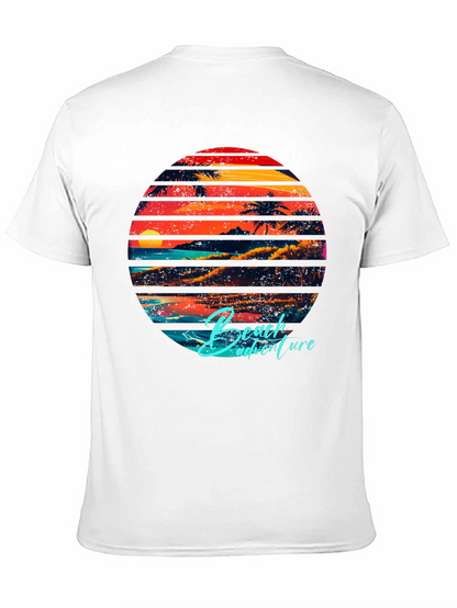 Retro Beach Adventure Graphic T-Shirt