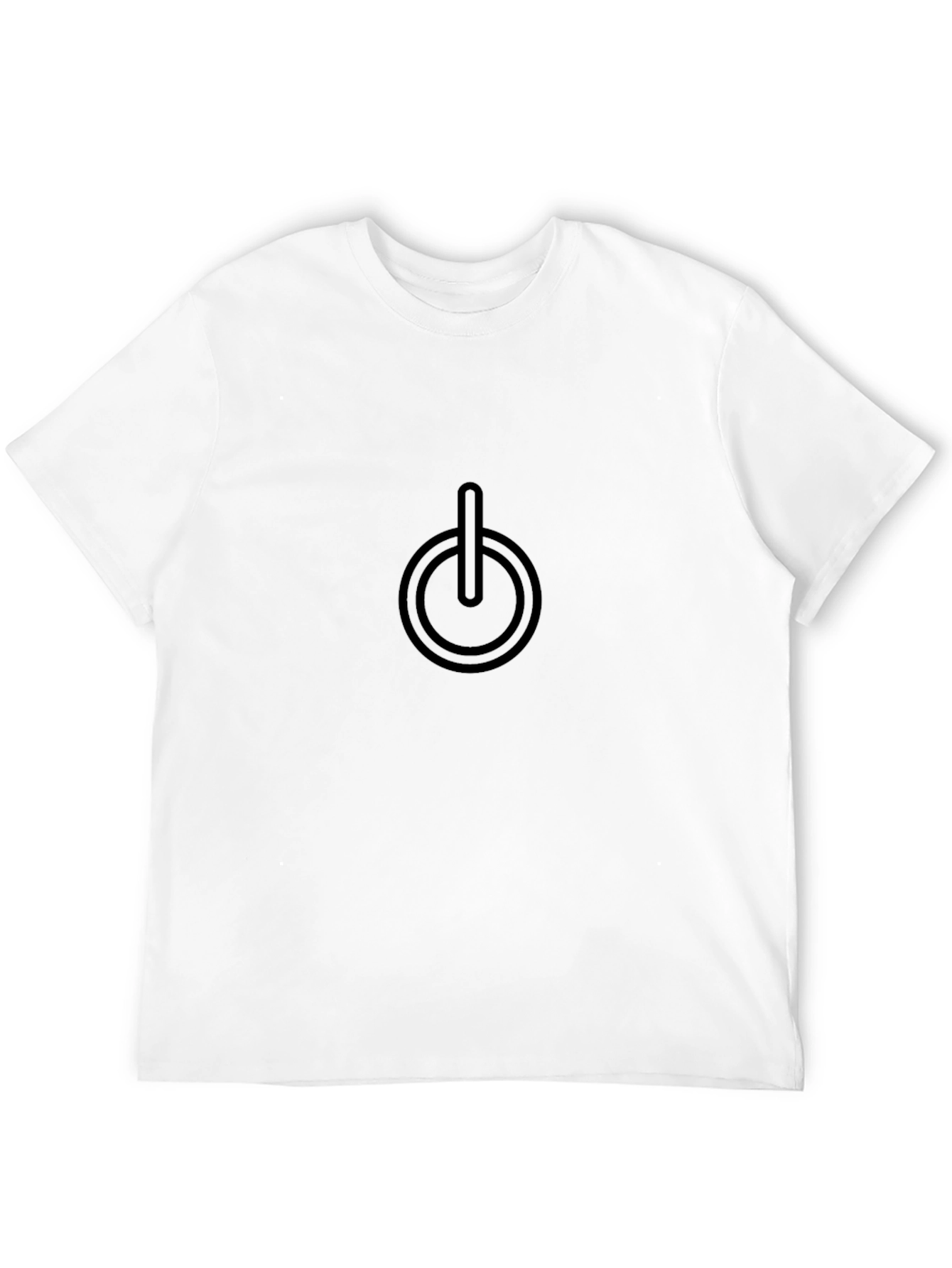 Power Button T-Shirt - Soft Cotton Tee