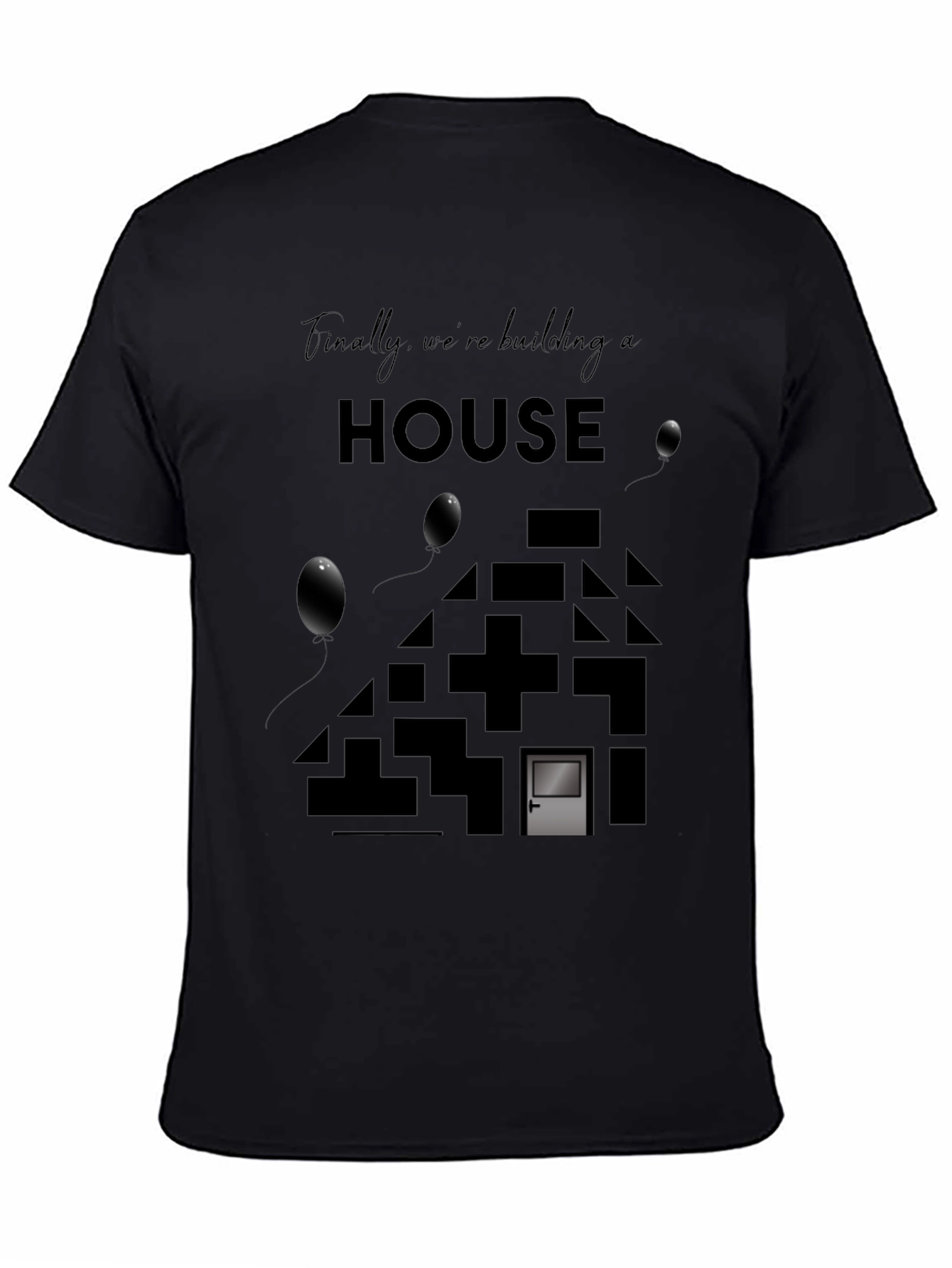 Building a House Tee - Modern Design T-Shirt