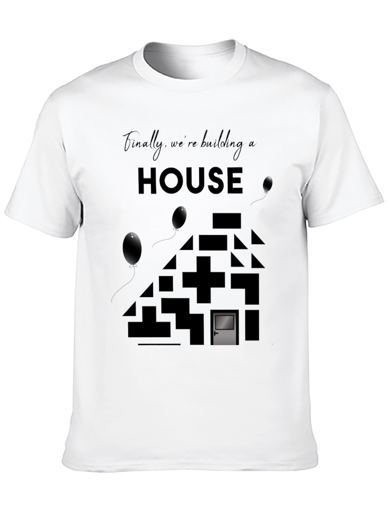 Building a House Tee - Modern Design T-Shirt