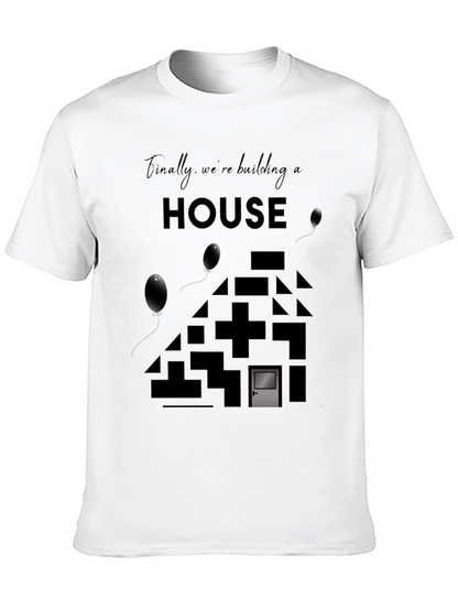Building a House Tee - Modern Design T-Shirt