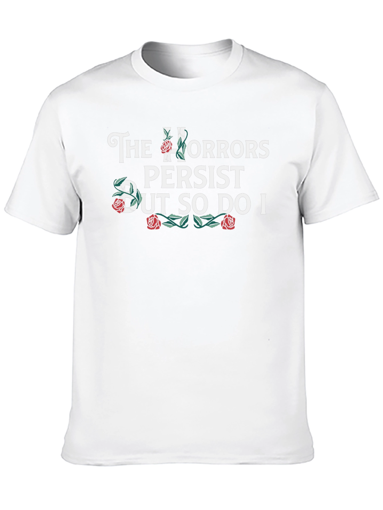 The Horrors Persist Black Graphic Tee