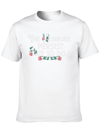 The Horrors Persist Black Graphic Tee
