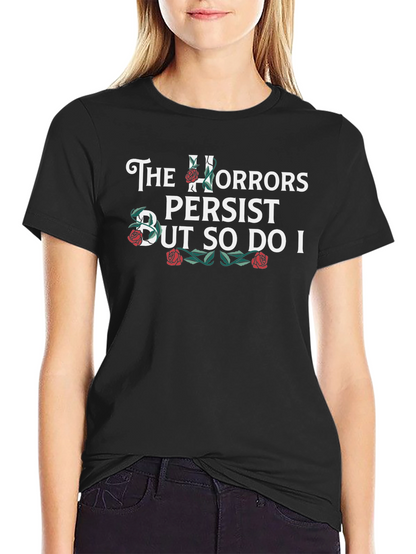 The Horrors Persist Black Graphic Tee