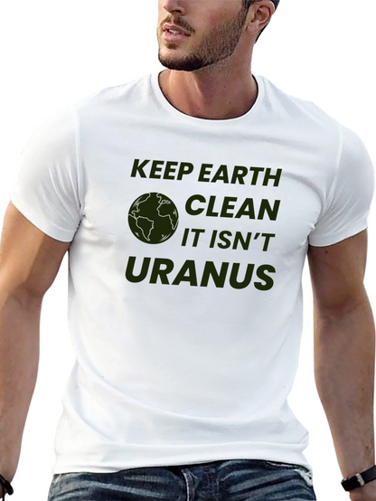 Keep Earth Clean T-Shirt - Environmental Awareness Tee