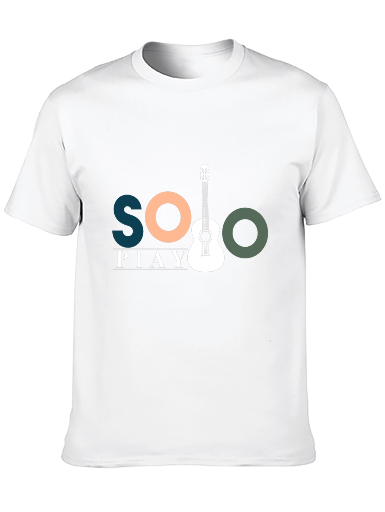 Solo Play Guitar Graphic Tee