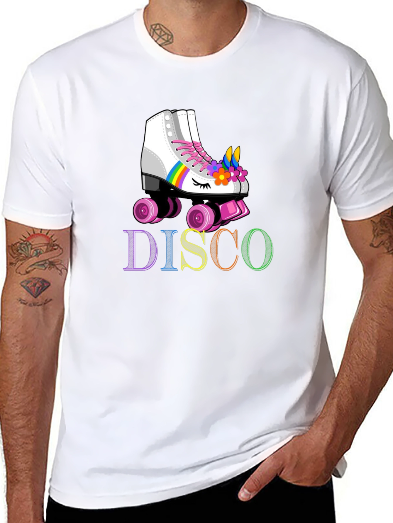 Disco Roller Skate Graphic Tee