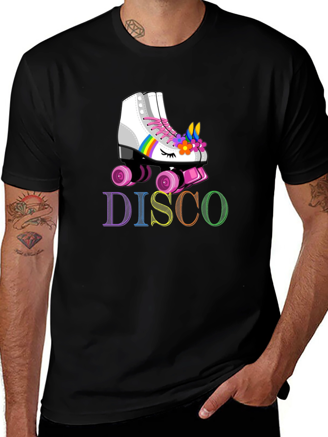 Disco Roller Skate Graphic Tee