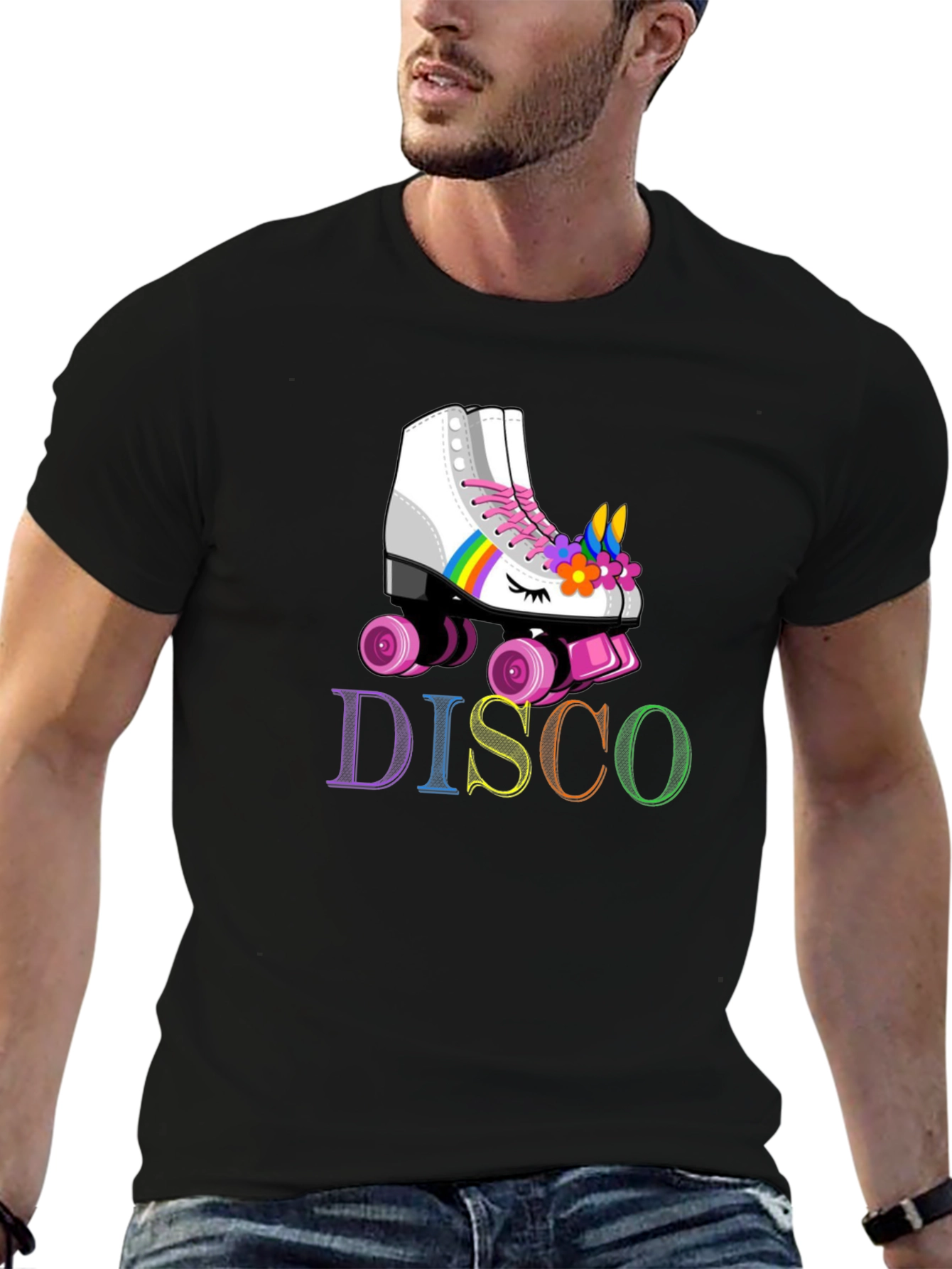 Disco Roller Skate Graphic Tee