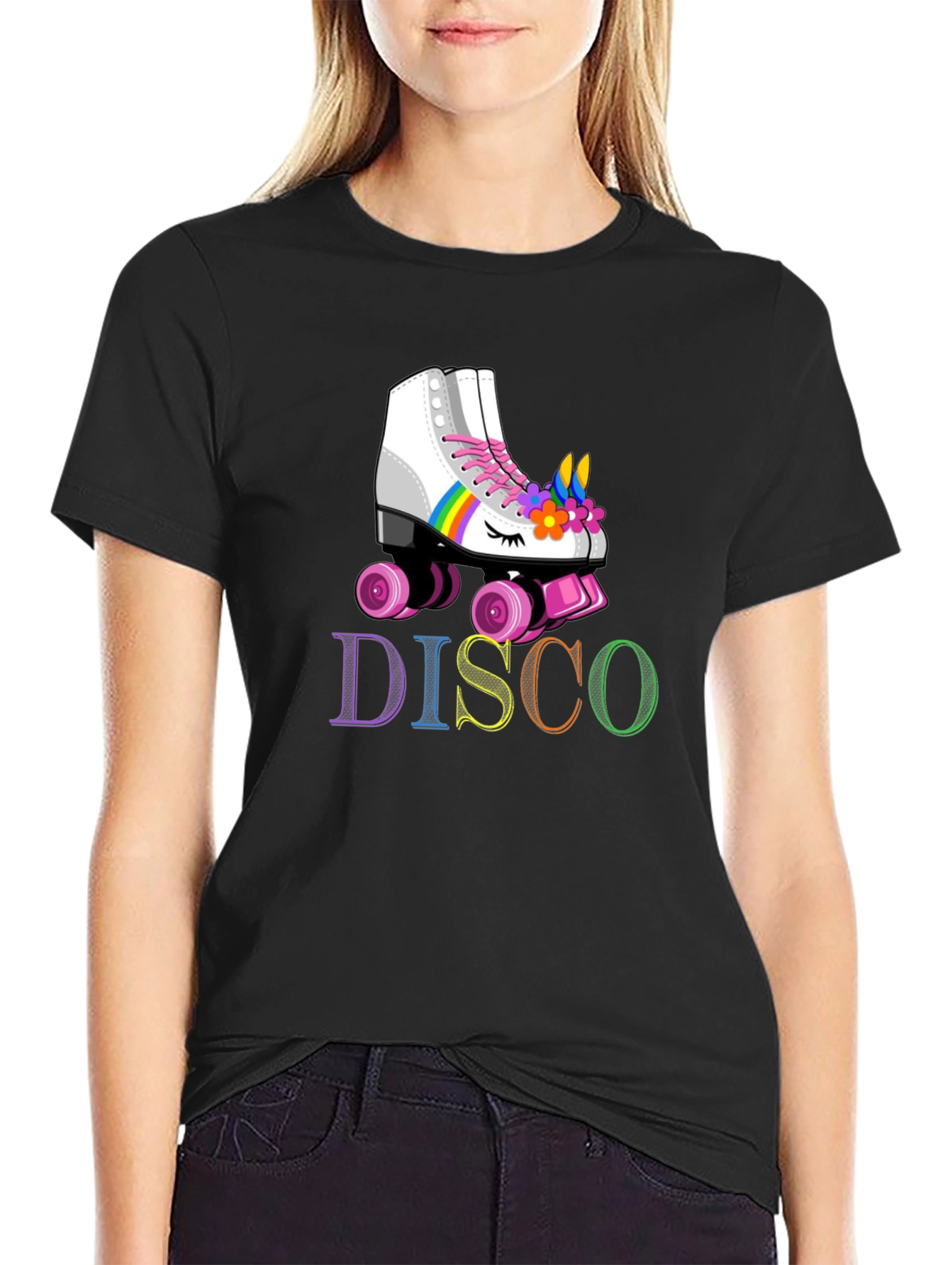 Disco Roller Skate Graphic Tee