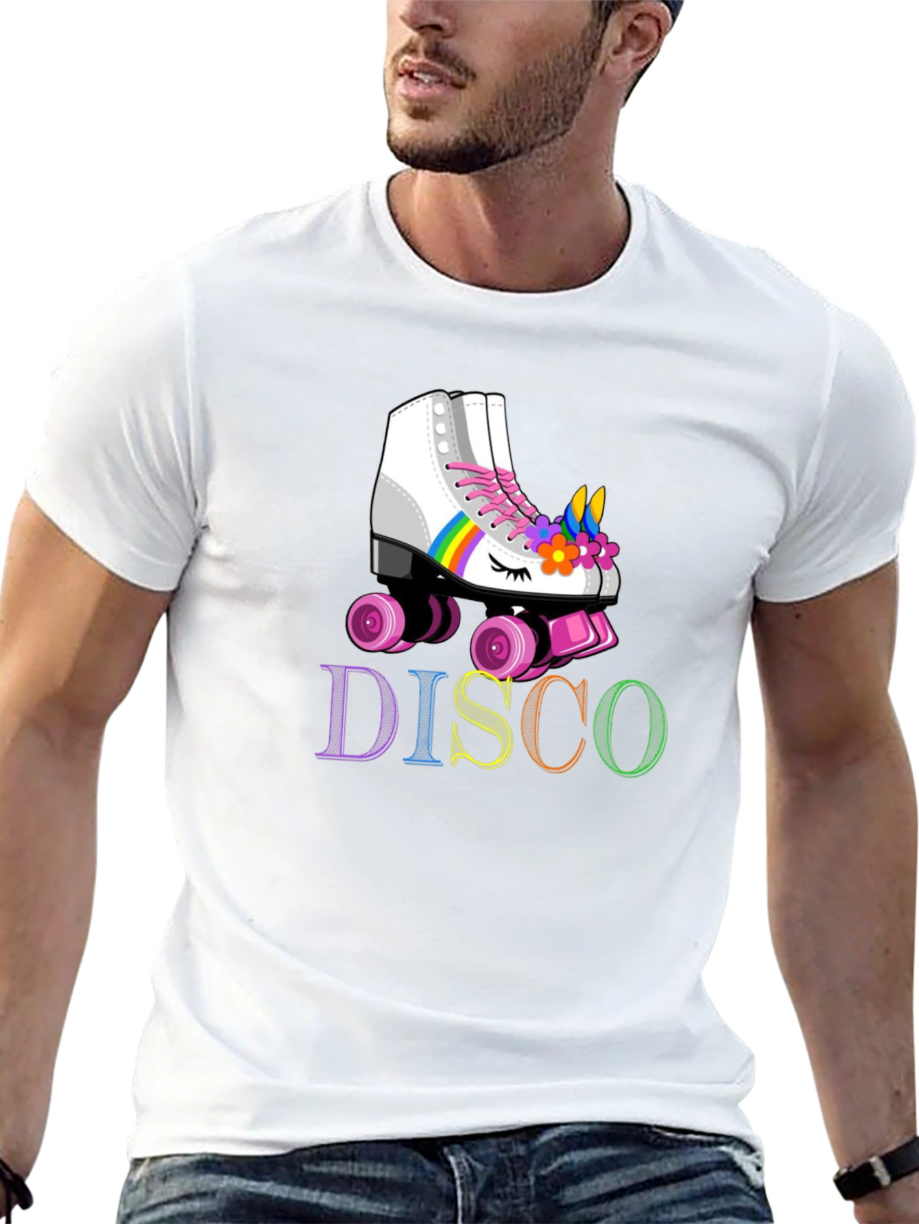 Disco Roller Skate Graphic Tee
