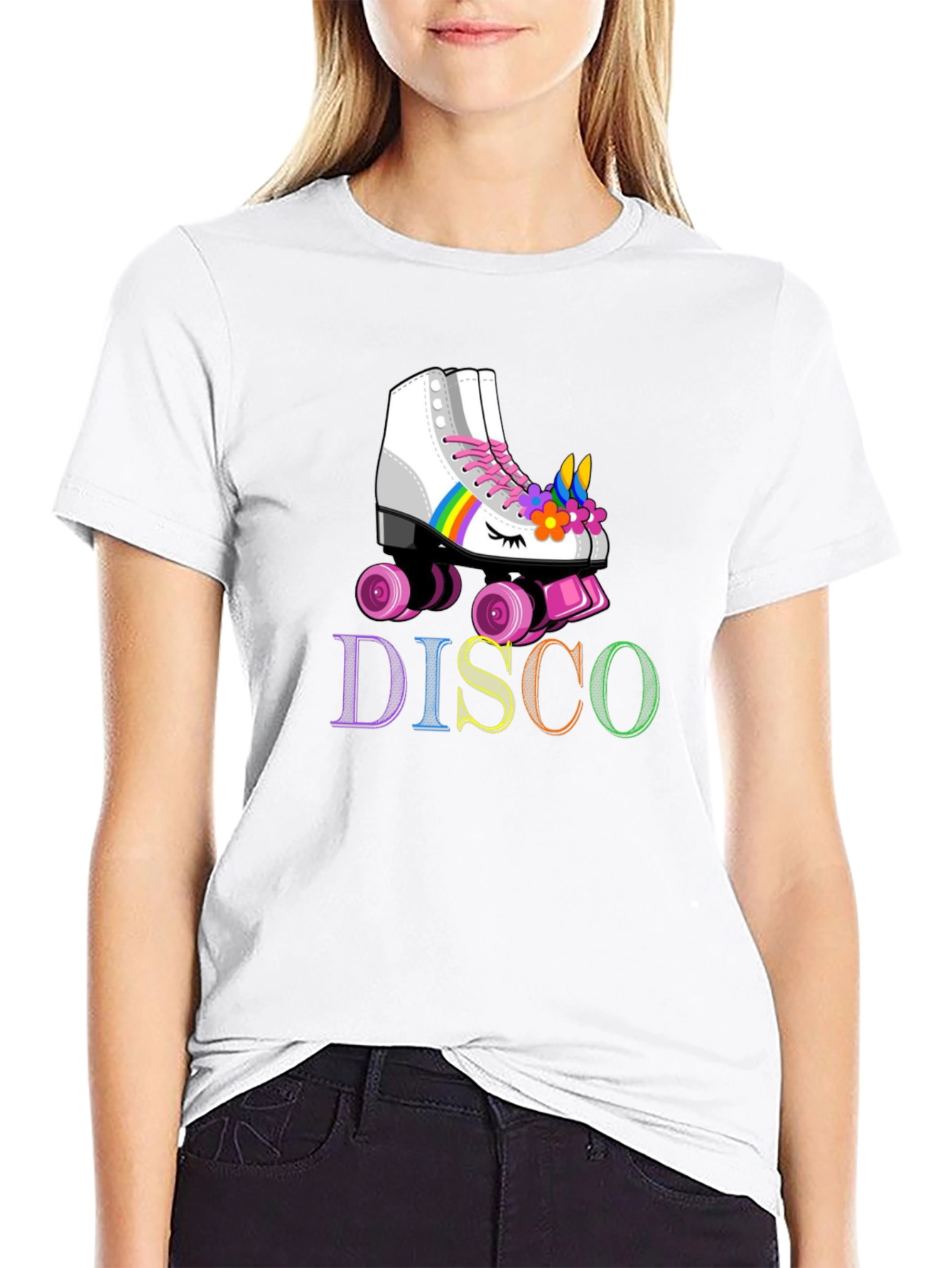 Disco Roller Skate Graphic Tee