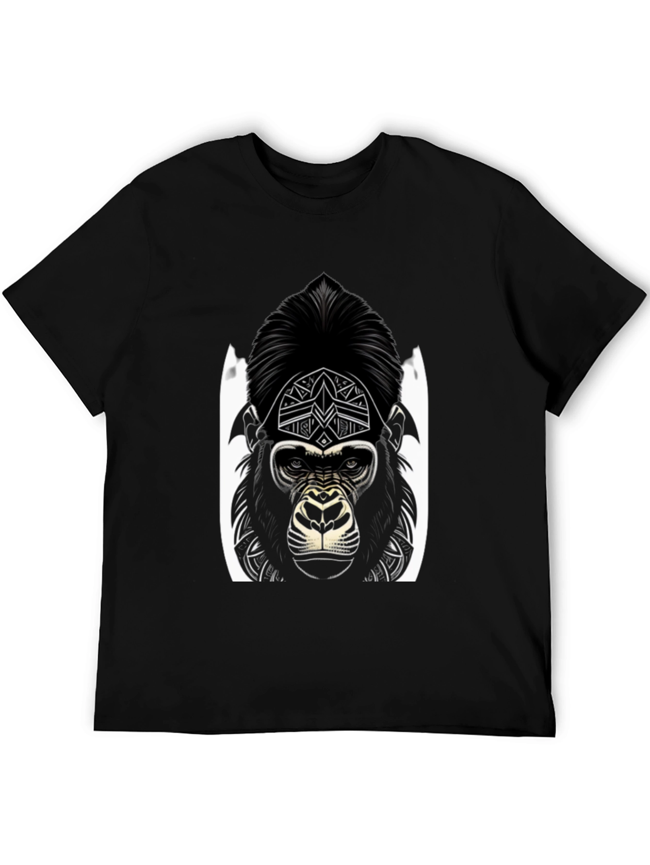 Gorilla Graphic Tee - Black Stylish Design