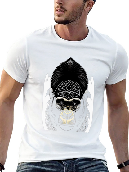 Gorilla Graphic Tee - Black Stylish Design
