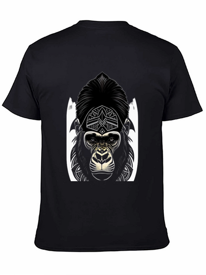 Gorilla Graphic Tee - Black Stylish Design